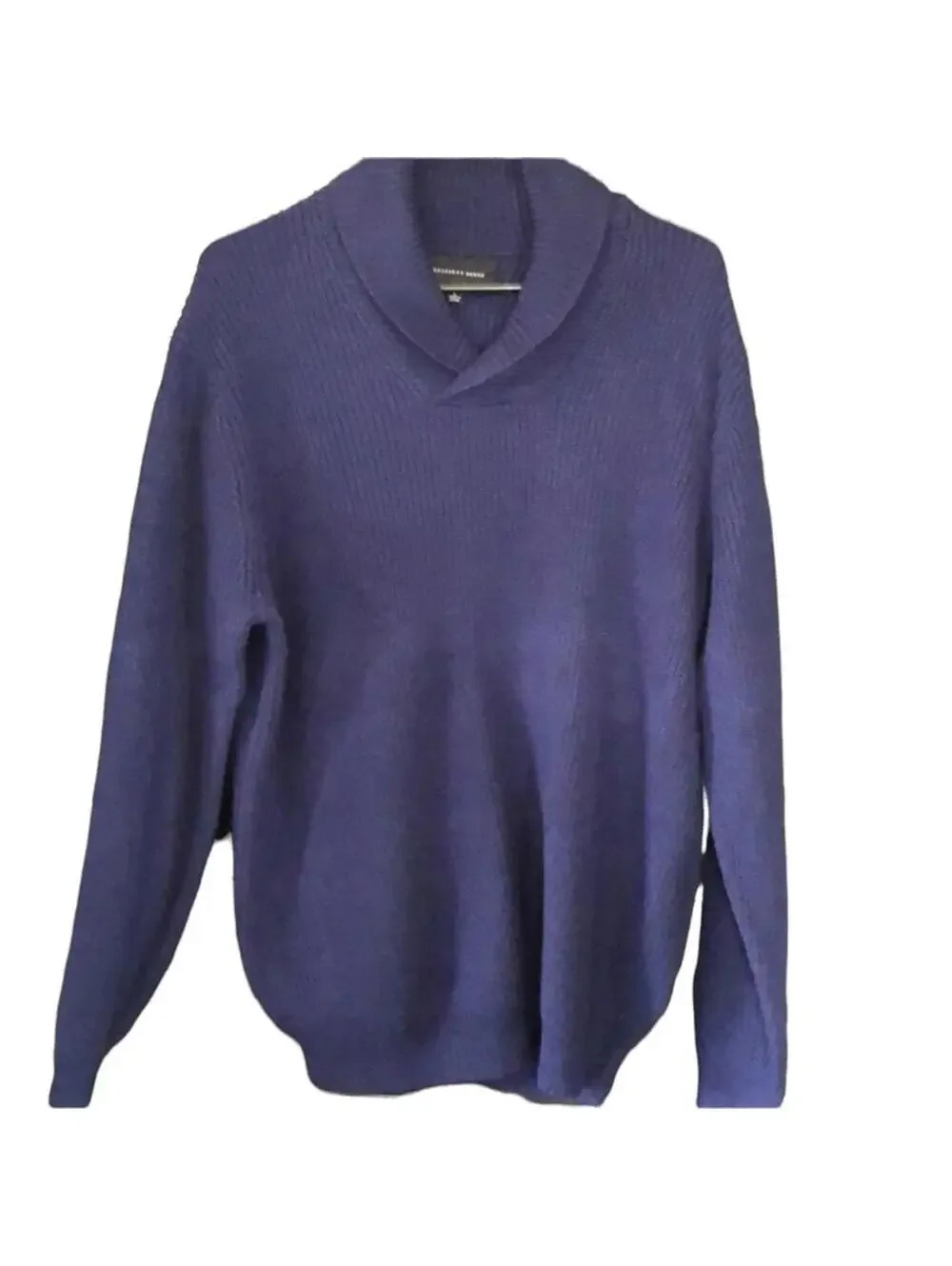 Geoffrey Beene | Men's Navy Blue Long Sleeve Sweater | Size Large | NWOT | 0086